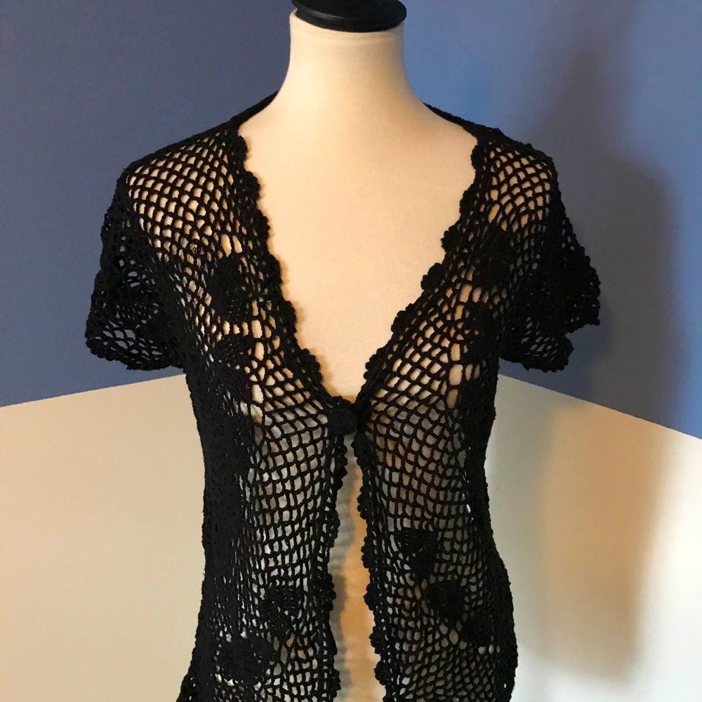 Jones New York Sport crochet top